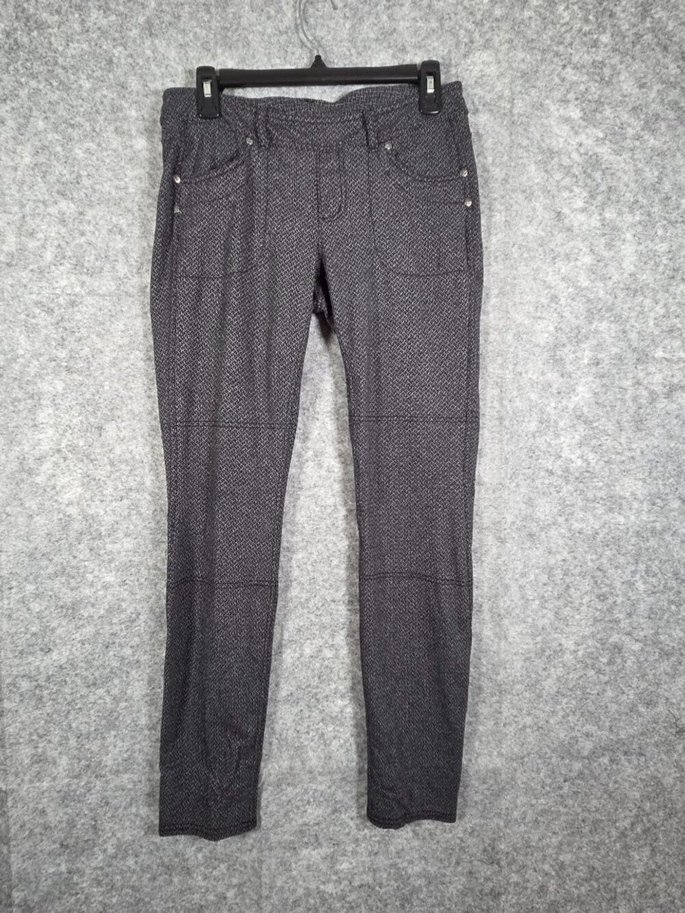 Athleta Women's Knit Pants Leggings Pull On Flat Front Gray Size 31 Athleasure